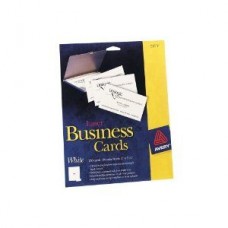 BUSINESS CARDS LINEN INKJET x10 (200) AVERY-ZWECKFORM