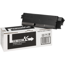 Kyocera Original Black TK580K Laser Toner Cartridge (1T02T0NL0)